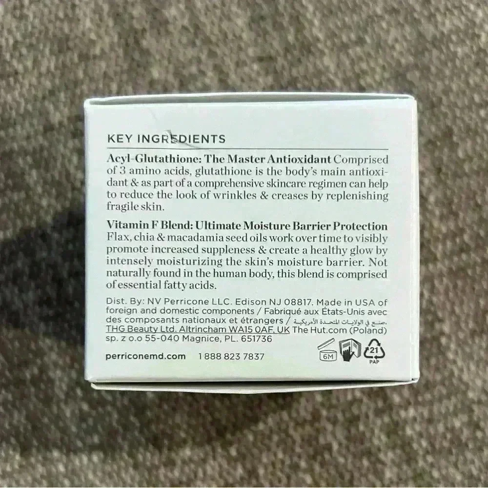 NWT Perricone MD Smoothing Brightening Under Eye Dark Circle Bags Cream In Box